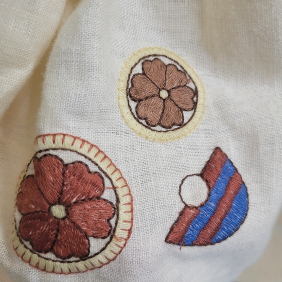 Embroidered Cream Sundress - Picture 8 of 16